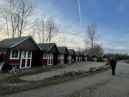 Hütten in denen wir schlafen können